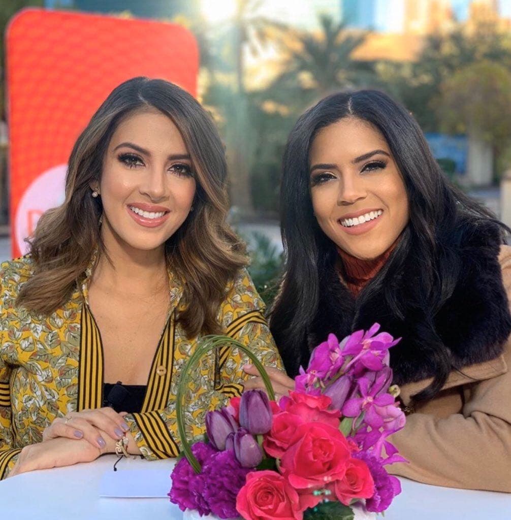 Maity Interiano también se dio cita en el estado de Nevada y disfrutó la mañana junto a sus compañeros y el cariño del público latino.