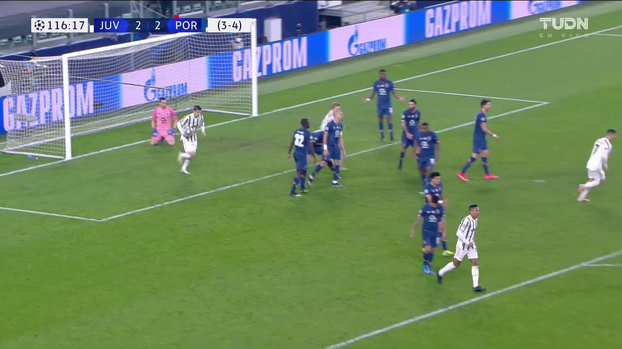 ¡GOL!  anota para Juventus. Adrien Rabiot