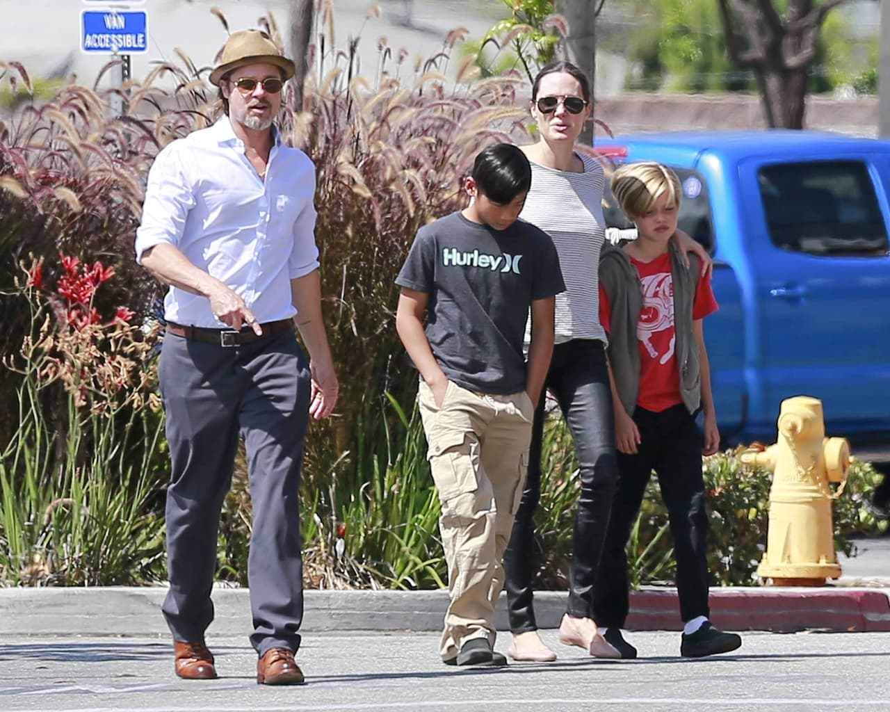 Sus hijos y algunos familiares fueron testigos de la ceremonia.
