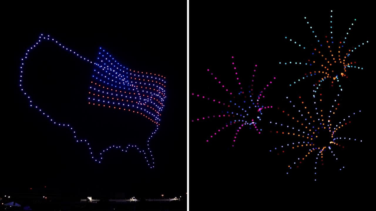 4 de Julio: aquí puedes ver espectáculos de luces con drones en el Área de la Bahía