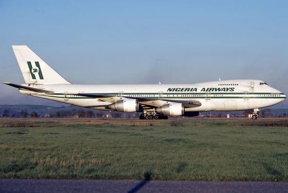 46- Según las estadísticas de B3A, aviones de la extinta Nigeria Airways provocaron la muerte de 433 personas. Foto: B3A.