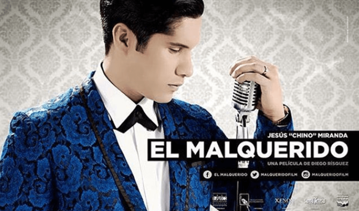 En la cinta de Diego Rísquez, Miranda, de 33 años, revive la intensa vida de 'El Bolerista de América'. También apareció en 2009 en un episodio de la serie cómica 'Un esposo para Estela'.