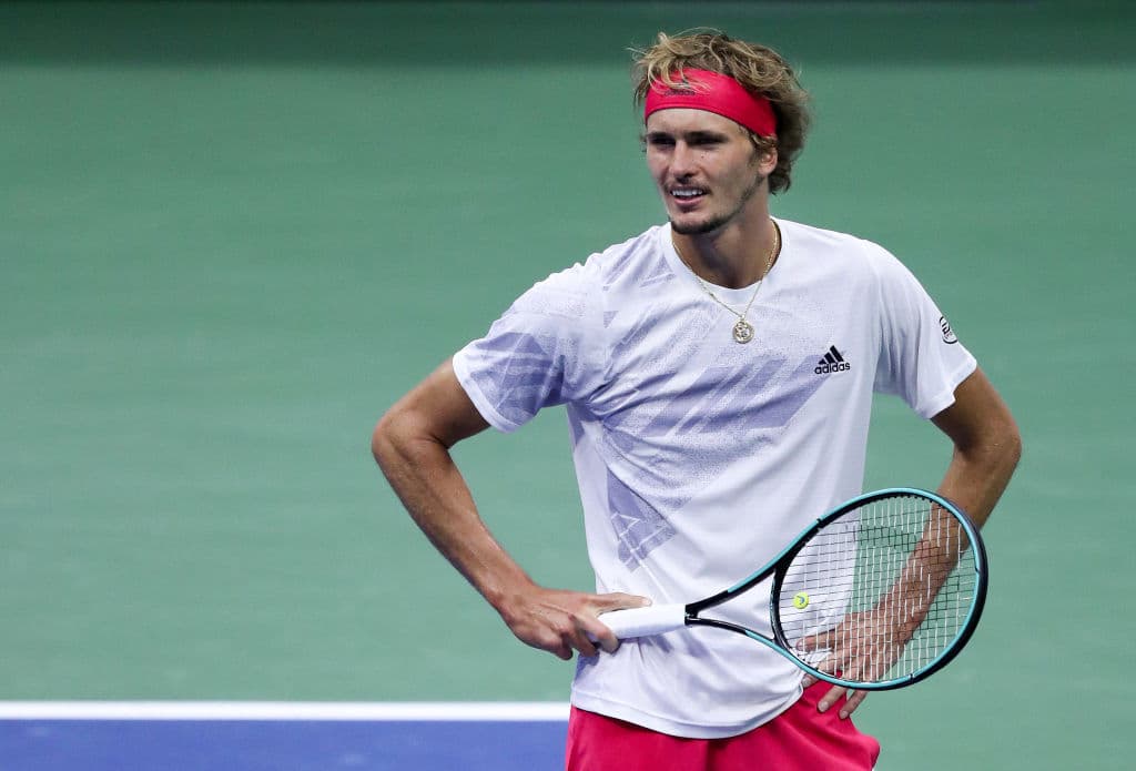 Dominic Thiem y Alexander Zverev en la Final del US Open