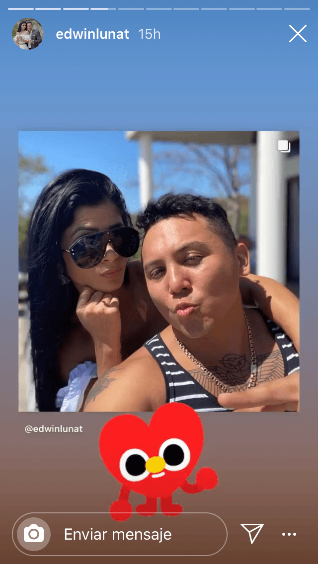 En el segundo día de grabaciones, Luna, de 32 años, se dejó seducir por el ambiente que rodea a esta 
<b><a href="https://www.univision.com/famosos/no-solamente-le-dio-un-fastuoso-bautizo-a-su-hija-edwin-luna-se-llevo-a-los-padrinos-a-un-viaje-pirata-video" target="_blank">paradisiaca playa</a></b> y realizó algo que "jamás" había pasado por su cabeza. 
<br>