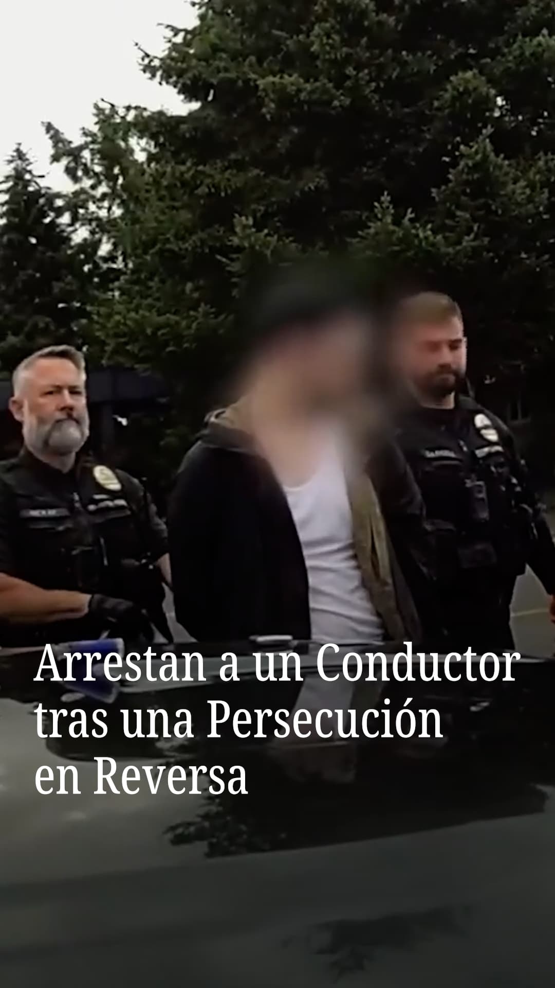 Arrestan a un conductor tras una persecución en reversa
