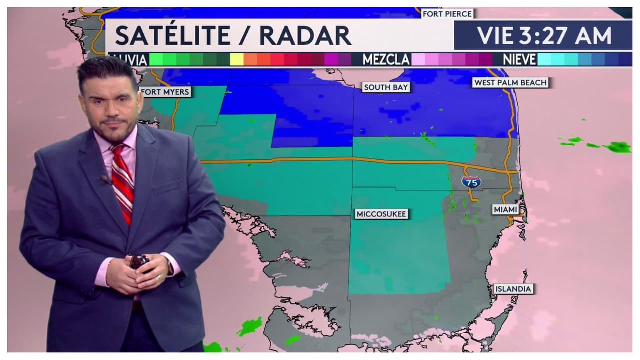 Pronóstico del tiempo hoy en Miami: 30% de probabilidad de lluvia y vientos fuertes
