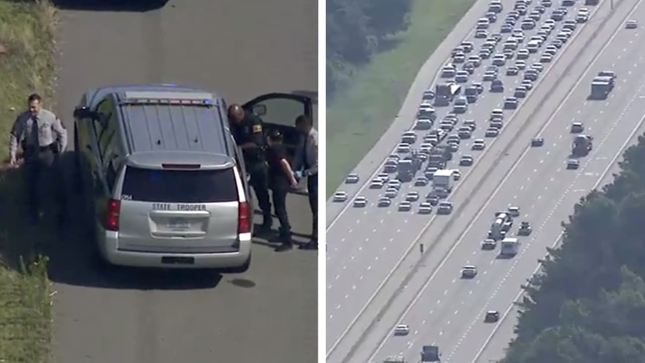 Una protesta en contra del racismo fue realizada en plena autopista I-40 de la capital de Carolina del Norte.