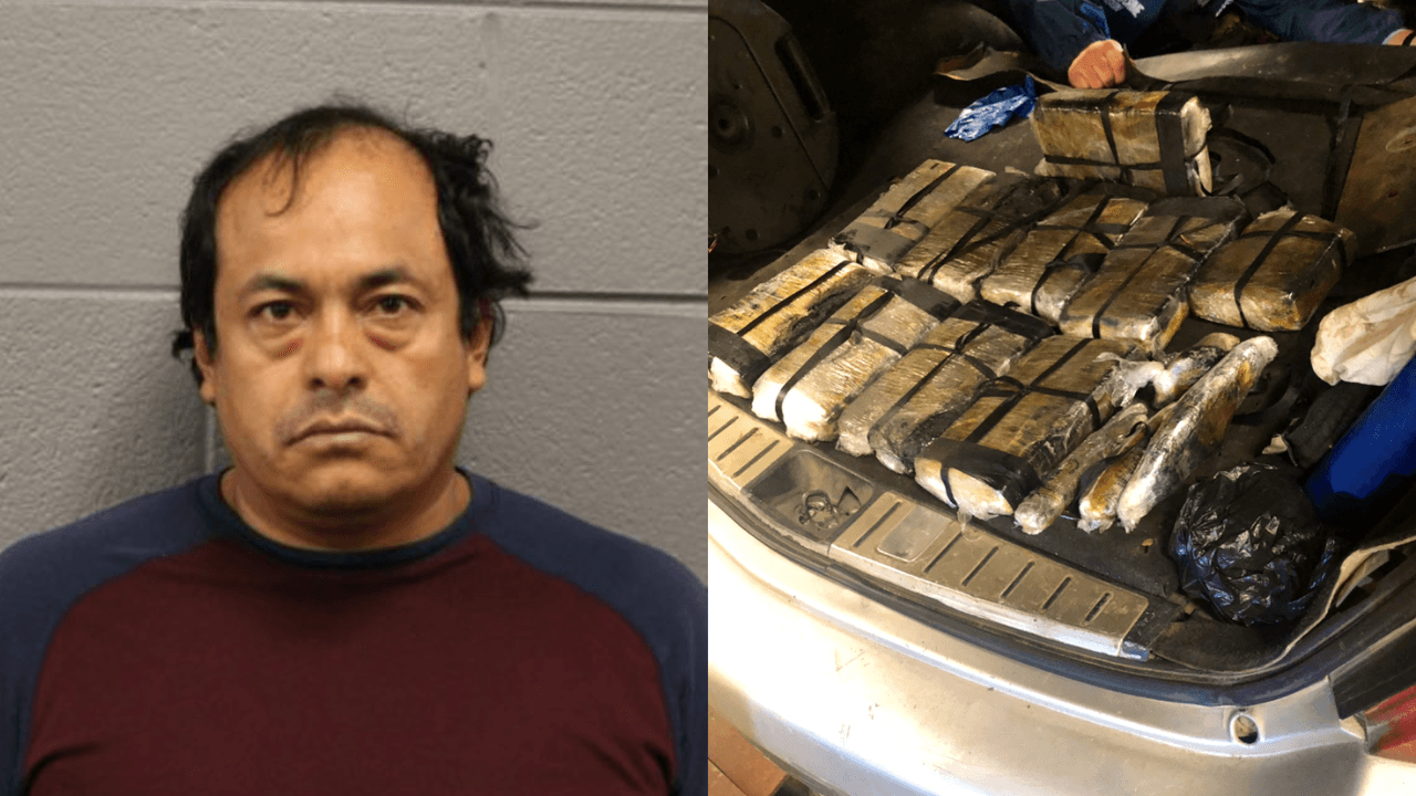 Detienen a hispano por posesión de una decena de kilos de cocaína en Chicago