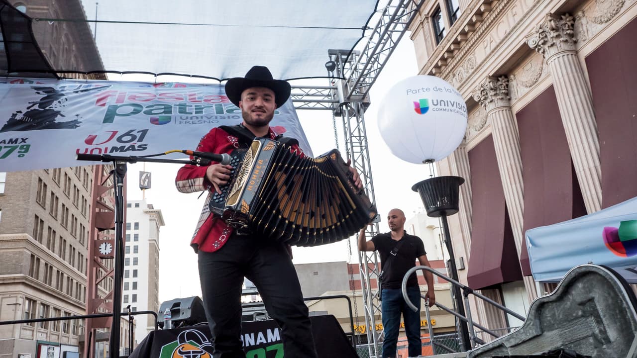 La celebracion de Independencia en el Fulton Mall