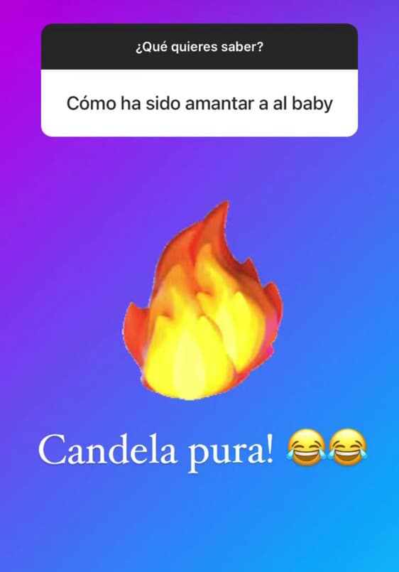 Francisca describió este proceso como "candela pura".