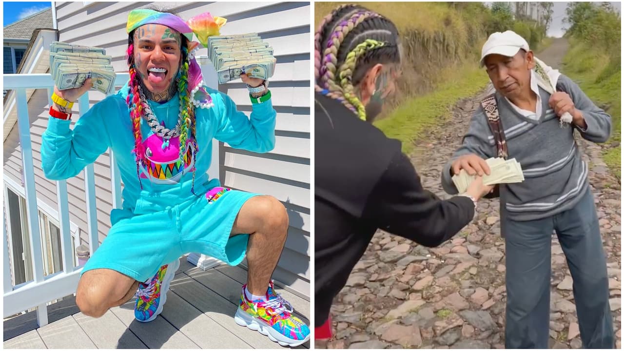 Tekashi lo vuelve a hacer: regaló miles de dólares a gente de escasos recursos en Ecuador
