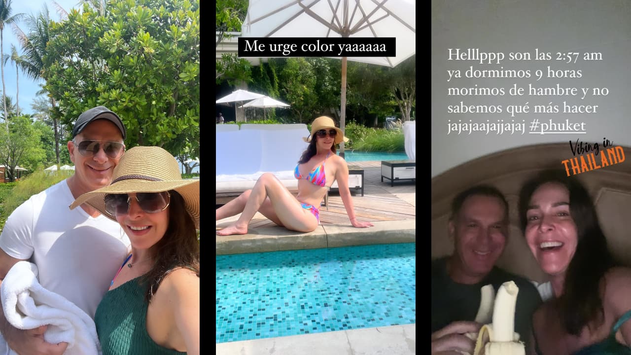 Sharis Cid publica fotos de su luna de miel en Phuket