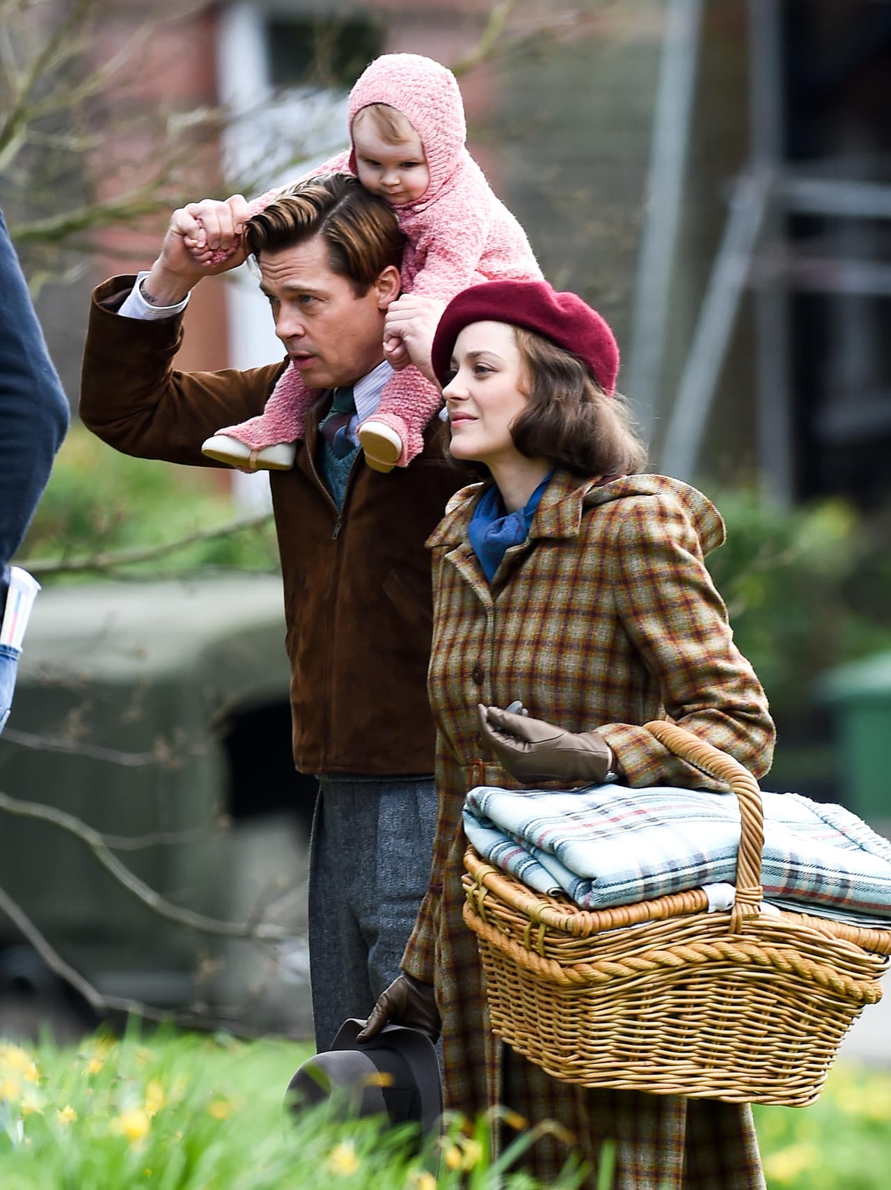 Pitt filma nueva película con Marion Cotillard.