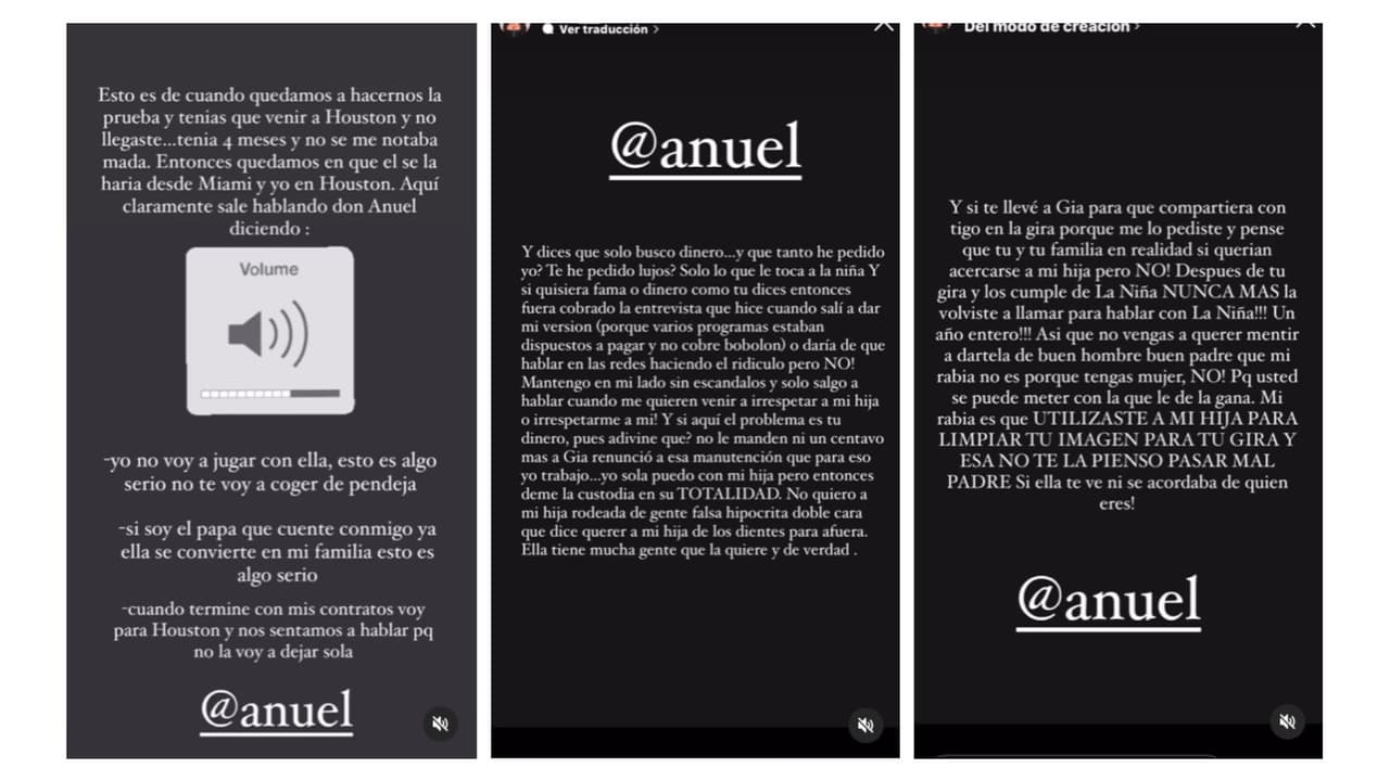 La mamá de Gianella filtró audios de sus supuestas conversaciones con Anuel.