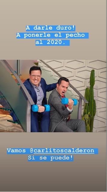 En redes sociales, Carlos y Raúl se declararon preparados para "ponerle el pecho al 2020".