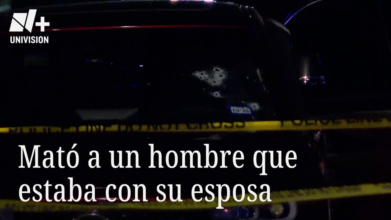 Un hombre dispara contra otro al encontrarlo con su esposa en un auto