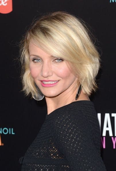 El rubio y corto cabello de Cameron Díaz ha sido su sello característico desde varios años atrás. ¡Es una de las pocas veteranas del cabello corto!