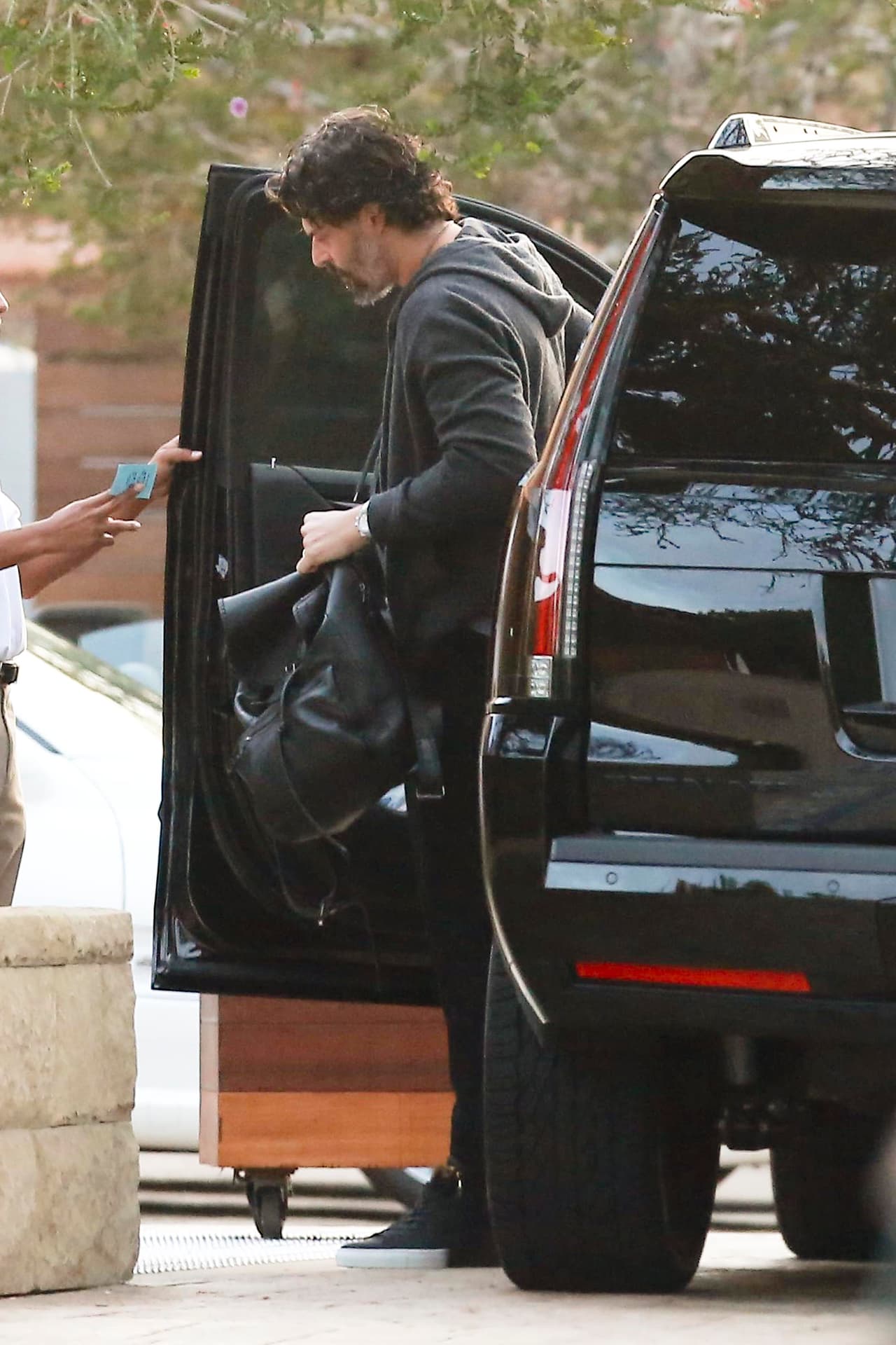 La pareja salió a cenar en un lujoso restaurante de Malibú.