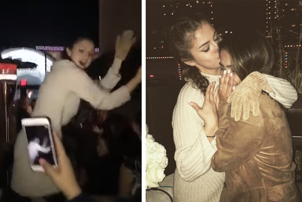 Hace unos días, por ejemplo, 'Sel' se fue de fiesta y hasta bailó sobre la mesa, dicen que llevaba unos tequilas de más.