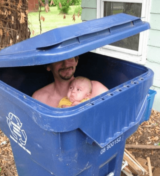 La cara del pequeño lo dice todo...