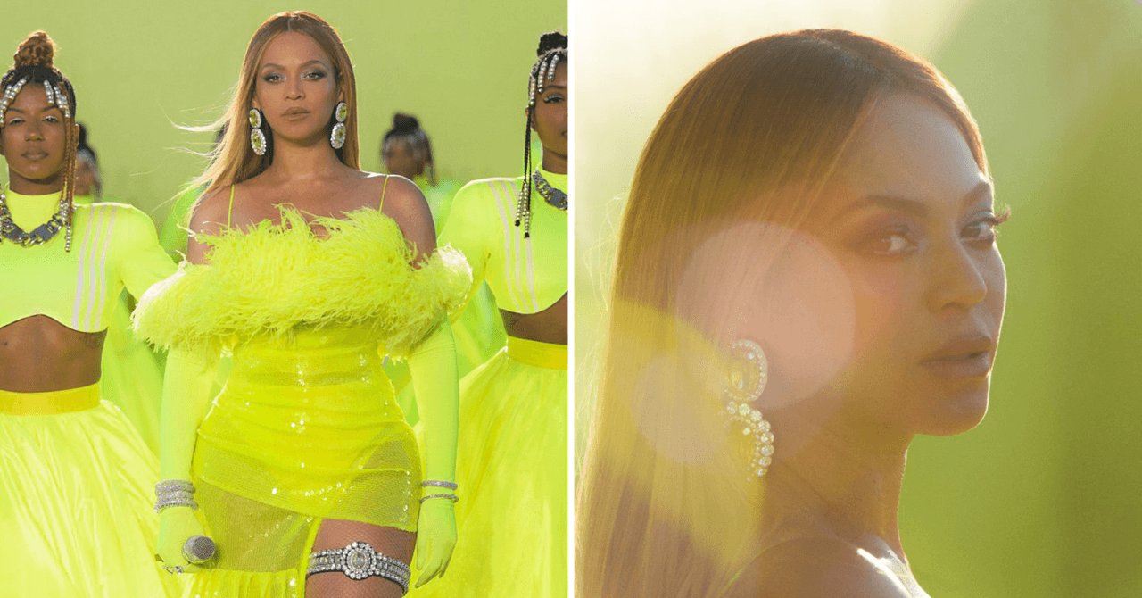 Beyoncé en su presentación de los Premios Oscar 2022