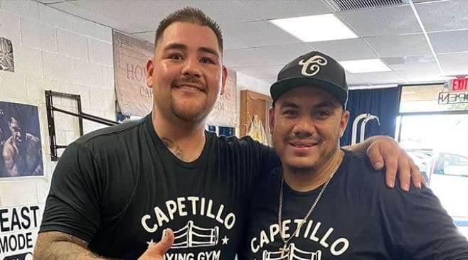 Jorge Capetillo dio positivo a COVID-19, hace un par de semanas entrenó con Andy Ruiz 
