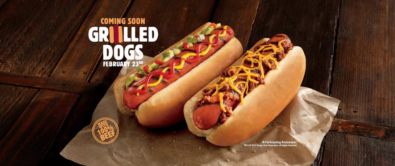 Burger King comenzará a vender hot dogs a finales de este mes