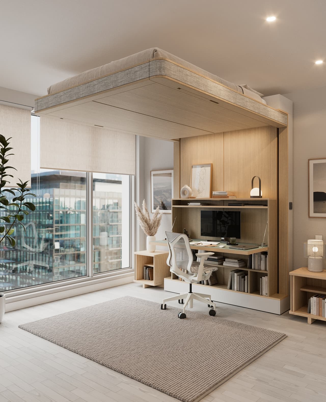 Los muebles robóticos permiten optimizar espacios reducidos, aprovechándolos para diferentes propósitos.