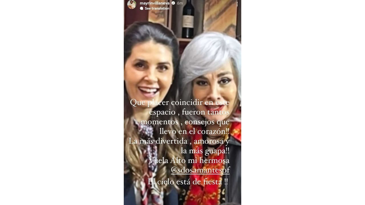 Mayrin Villanueva y Susana Dosamantes