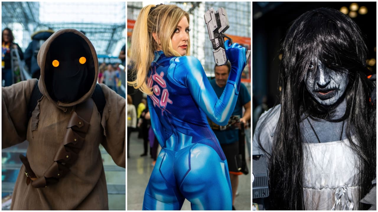 Los cosplayers llenaron el Centro Jacob Javits con la creatividad de sus disfraces. Vestidos como sus personajes favoritos, desde cómics hasta películas de terror. La Comic Con de Nueva York es considerada la convención de cultura pop más grande del Este.