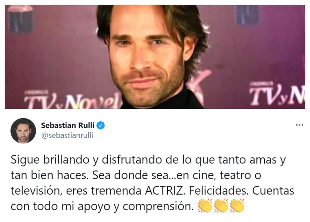 Conforme avanzó el lunes, el tema siguió generando debate y un apoyo hacia la actriz por parte de más famosos, como fue el caso de Sebastián Rulli, quien le pidió que "siga brillando" pues la considera 
<b><a href="https://twitter.com/sebastianrulli/status/1363893995735117828" target="_blank">"tremenda actriz". </a></b>