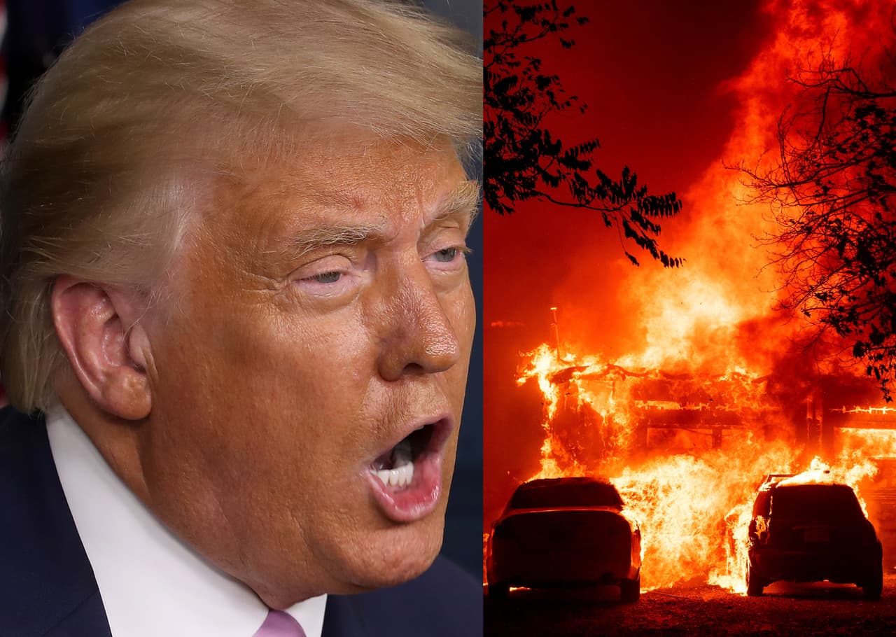 Que paguen por no limpiar las hojas: Donald Trump sobre los incendios en California