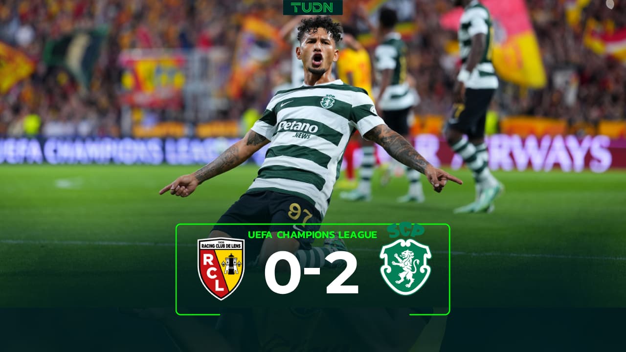 Sporting vence a Lens en Francia y suma su segunda victoria en Champions