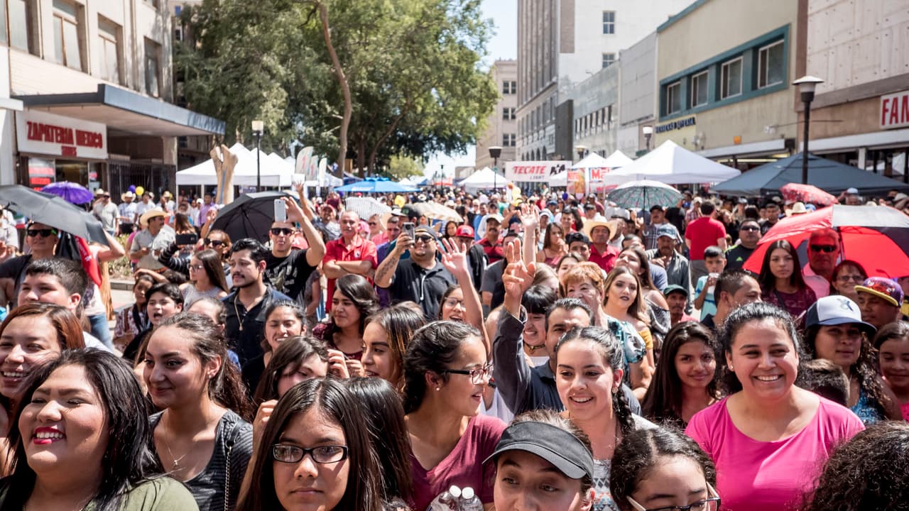 La celebracion de Independencia en el Fulton Mall