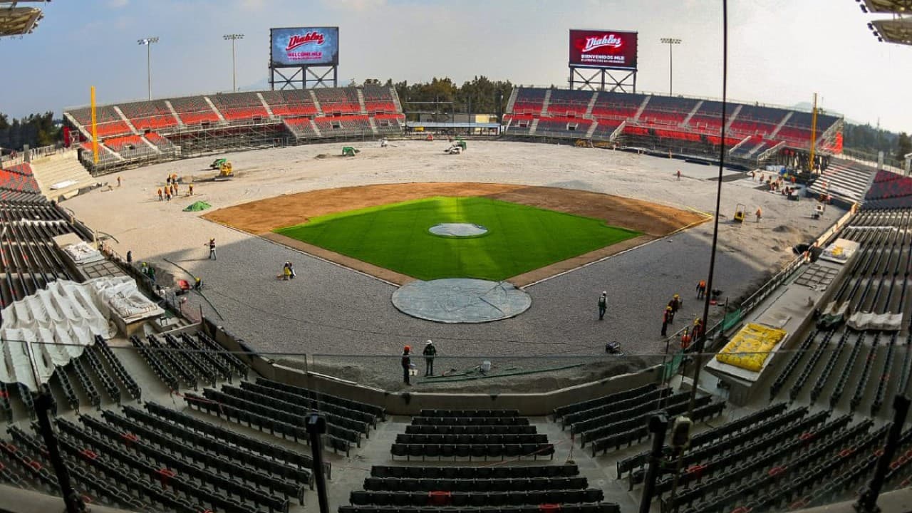 Así luce el Estadio de los Diablos Rojos, que está programado para inaugurarse este año.