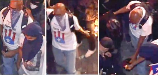 FBI ofrece recompensa de $10,000 para dar con hombre que lanzó bomba mólotov en protesta