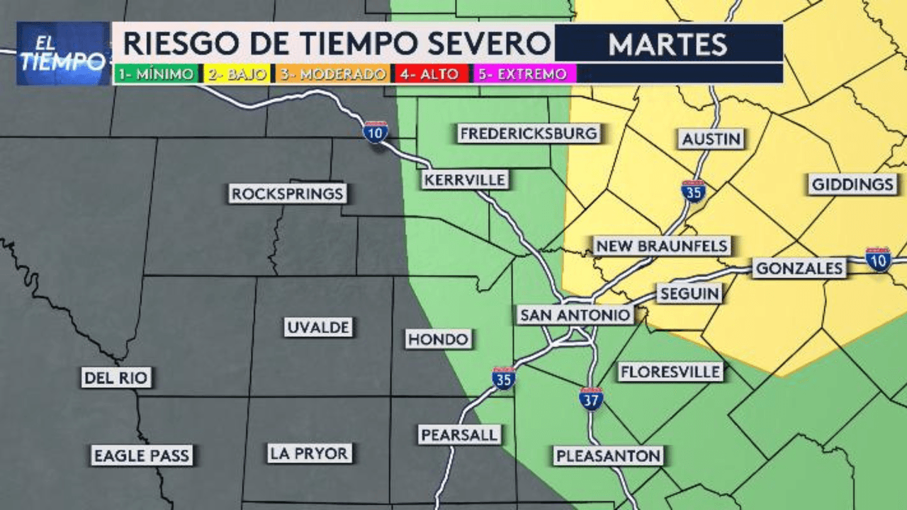 Ten mucha precaución: este es el riesgo que hay por tiempo severo.