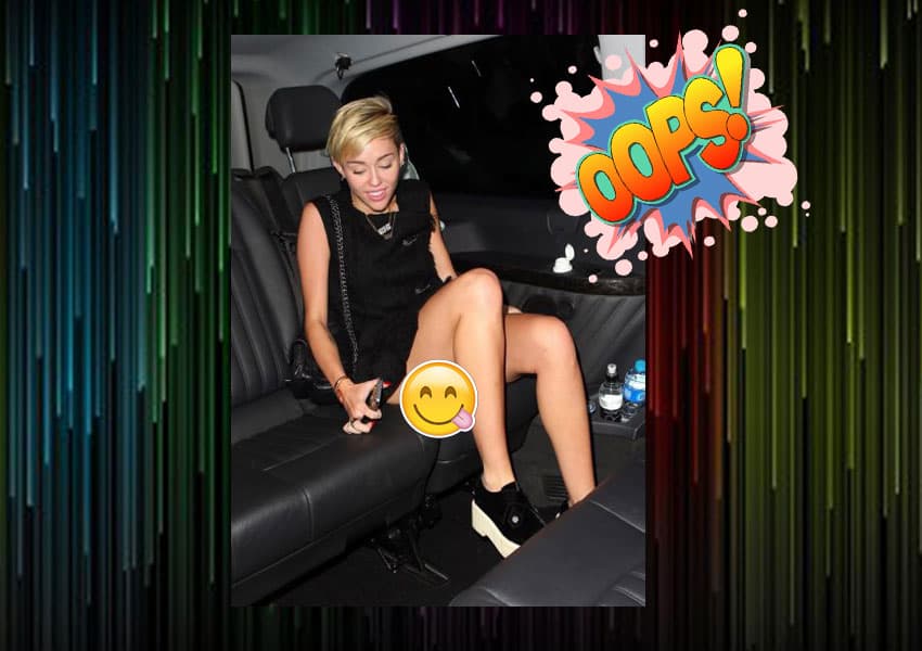 Miley es una de las agregadas a la lista de las que se les ha visto hasta el aura.