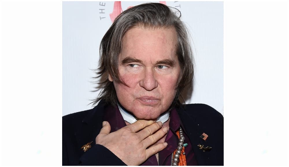 Val Kilmer se sometió a una traqueotomía para tratar un cáncer de garganta