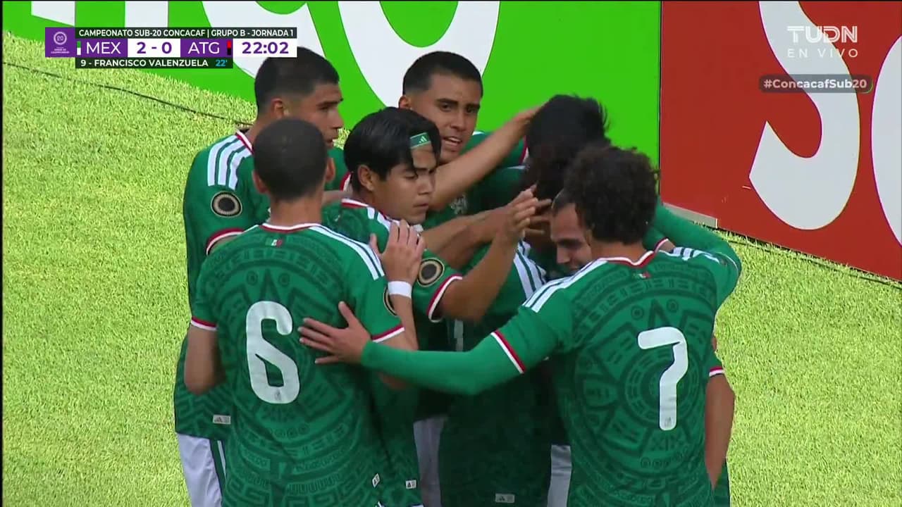 ¡Golazo de México! Francisco Valenzuela firma jugadón del Tri