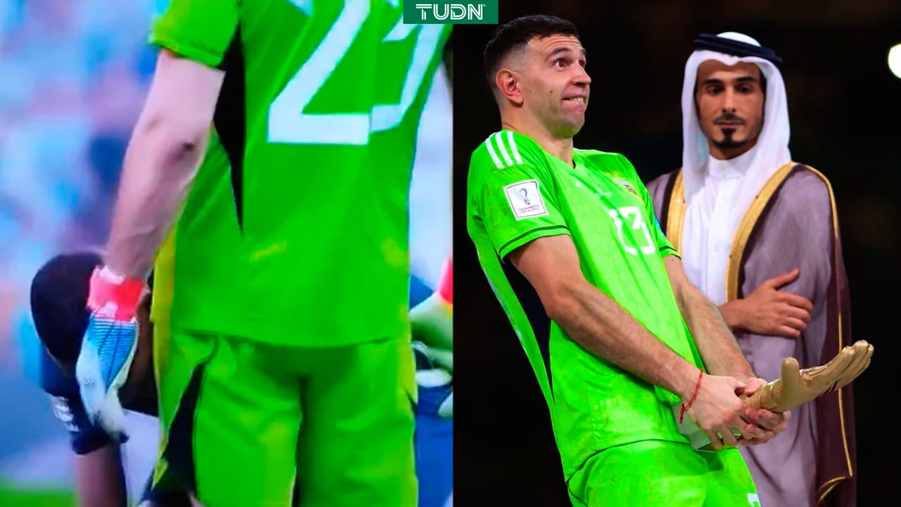 Filtran gesto sexual del Dibu contra Mbappé en la Final de Qatar 2022