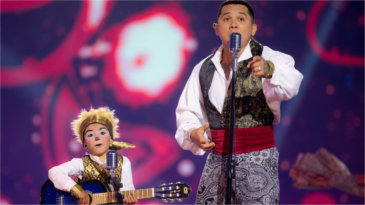 'Fortachín' y Edwin Luna en la tercera gala de Mi Famoso y Yo