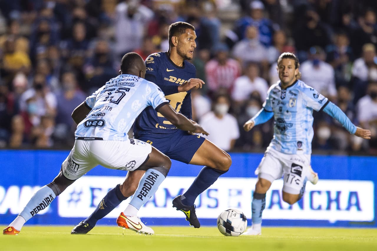 Pumas vuelve a imponer en el terreno de juego y con goles de Rogério, Marco García y Leonel López, el conjunto felino vence 1-3 a Querétaro.