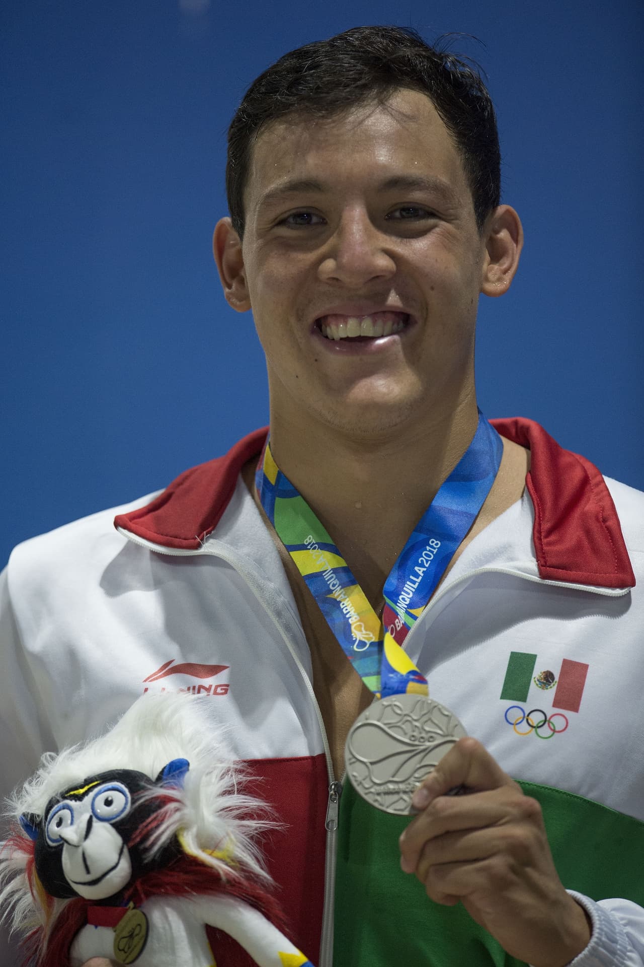Los 100m mariposa fueron para el guatemalteco Luis Martínez. El mexicano Migue Gutiérrez fue plata y Esnaider Reales (Colombia) se colgó la medalla de bronce.