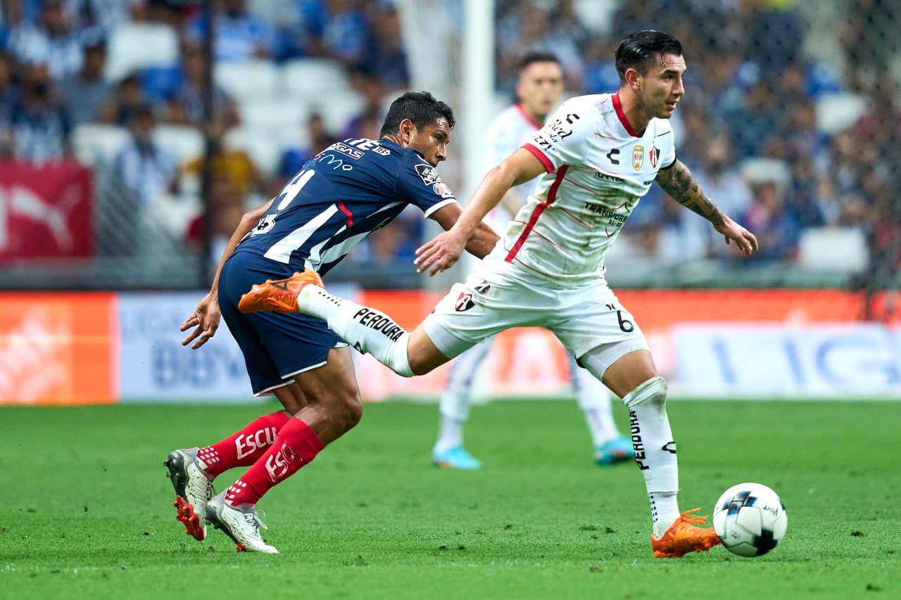 Rayados de Monterrey tuvo un partido muy gris y apenas pudo sacar un punto ante un Atlas que tampoco generó opciones pese a quedarse con un hombre más en gran parte del segundo tiempo.