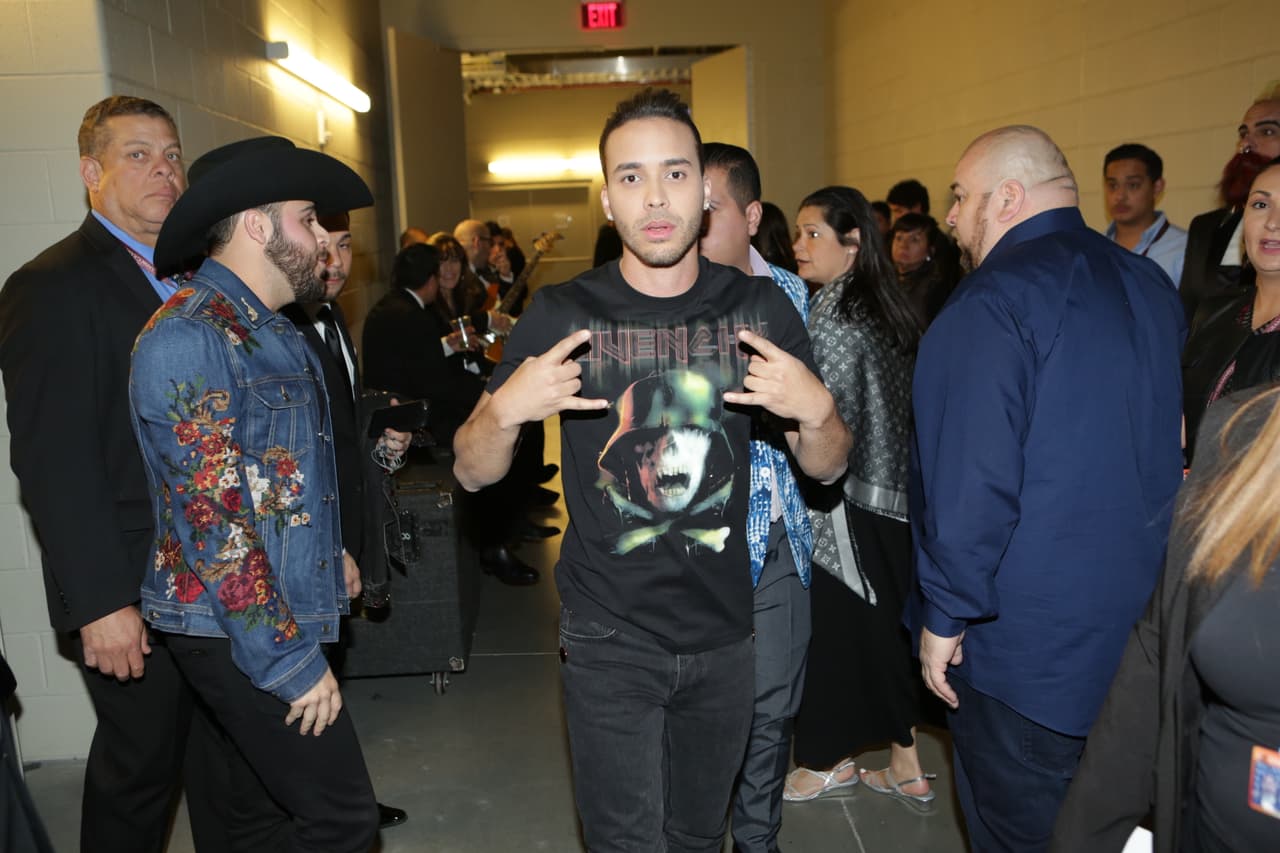 Y entre tanta gente, Prince siempre es uno de los favoritos y se la pasa muy bien.