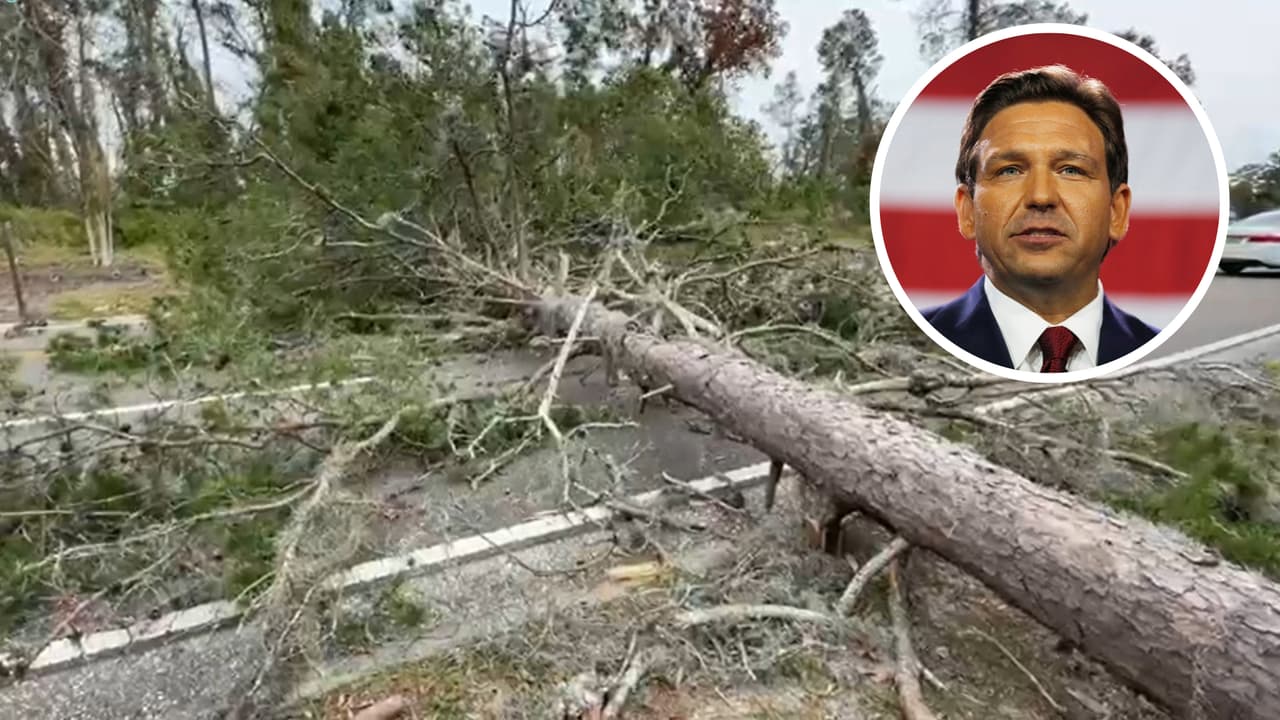 Ron DeSantis declara estado de emergencia en 49 condados por mal tiempo que afecta a Florida
