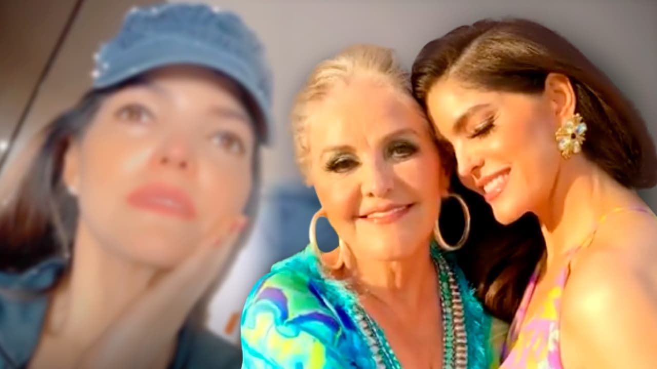 Ana Bárbara se bebe las lágrimas mientras le suplica a su madre que sea feliz
