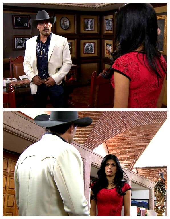 María y Facundo discutieron muy fuerte después de que no los dejara casarse.