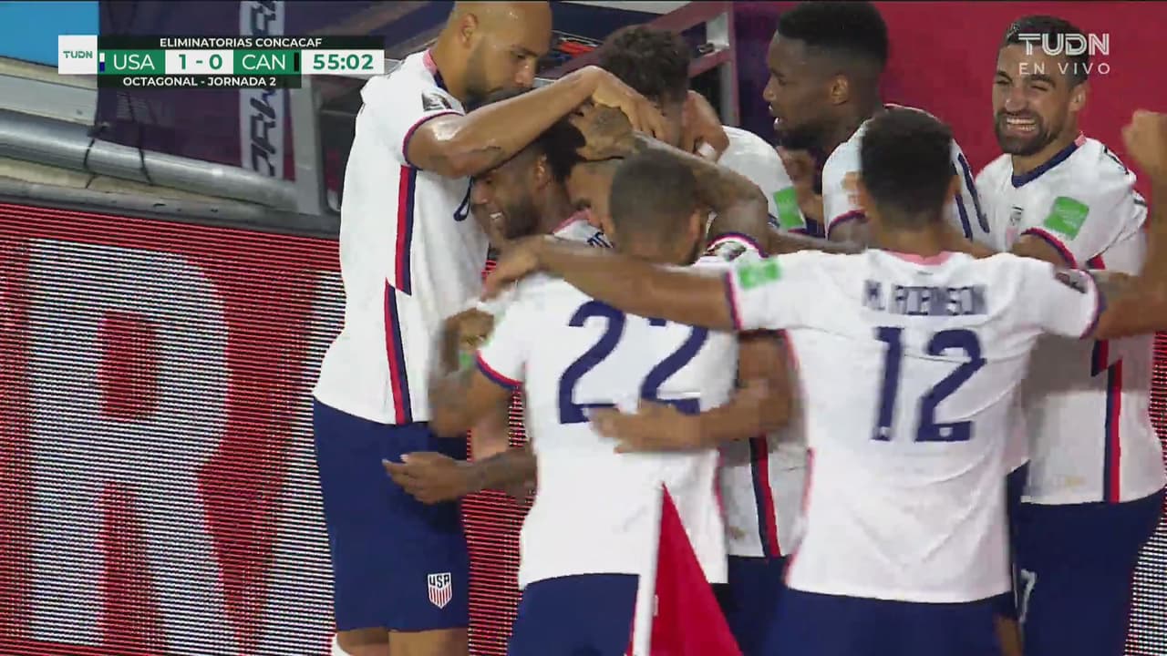 ¡Gol de Team USA! Brenden Aaronson marca el 1-0